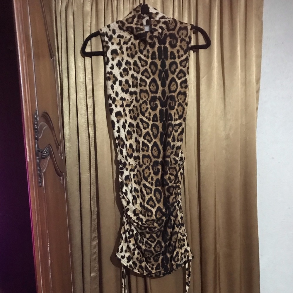 Leopard print dress